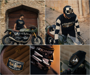 La collection Capsule Distinguished Gentleman’s Ride est disponible chez votre concessionnaire Triumph
